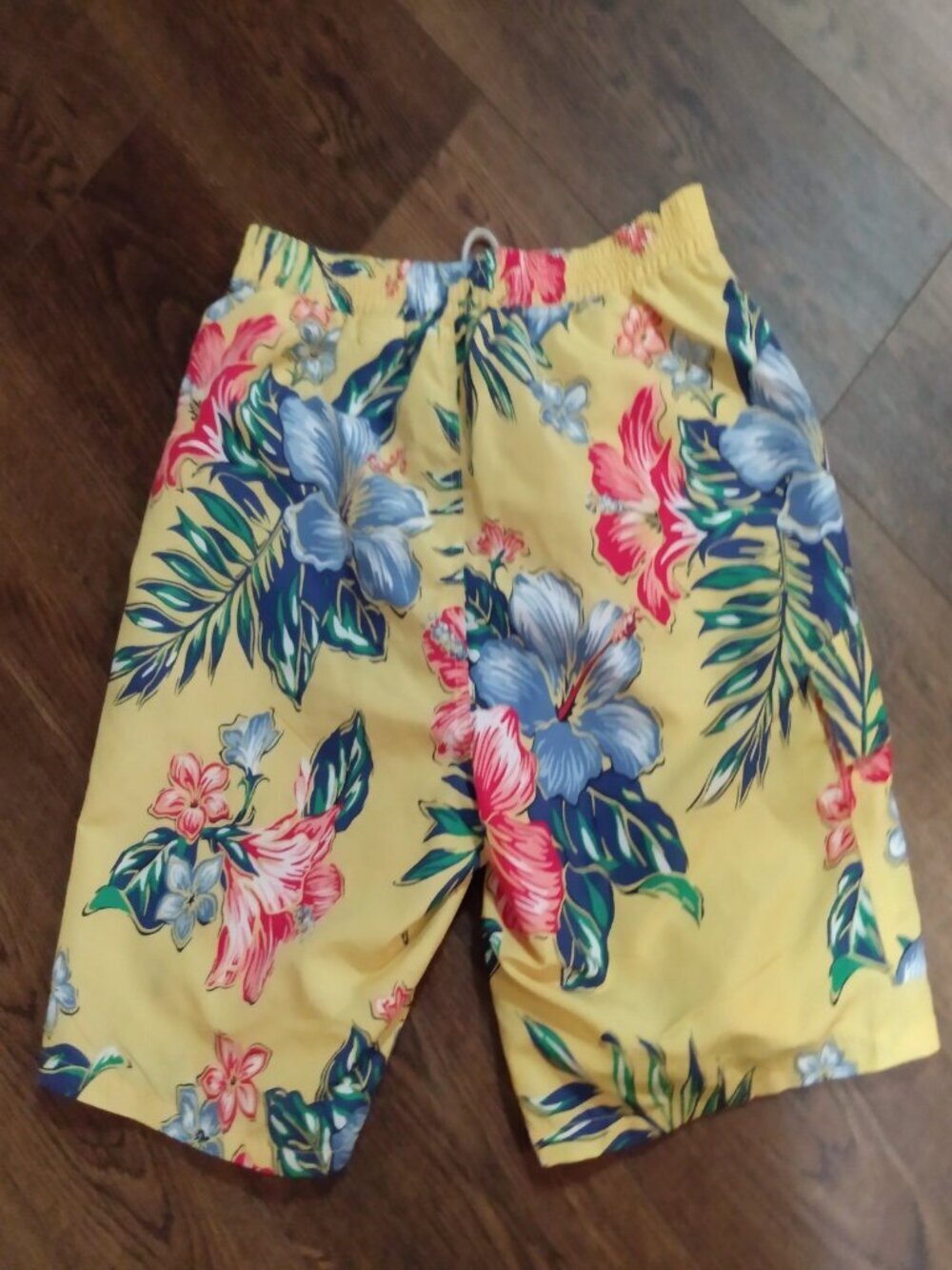 Mens Ralph Lauren Polo Swim Trunks Shorts Floral Small Hawaiian Tropical Shorts - Picture 2 of 6
